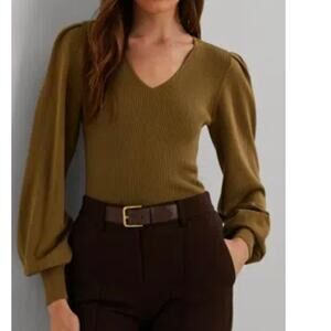 Ralph Lauren Blouson Sleeve Sweater